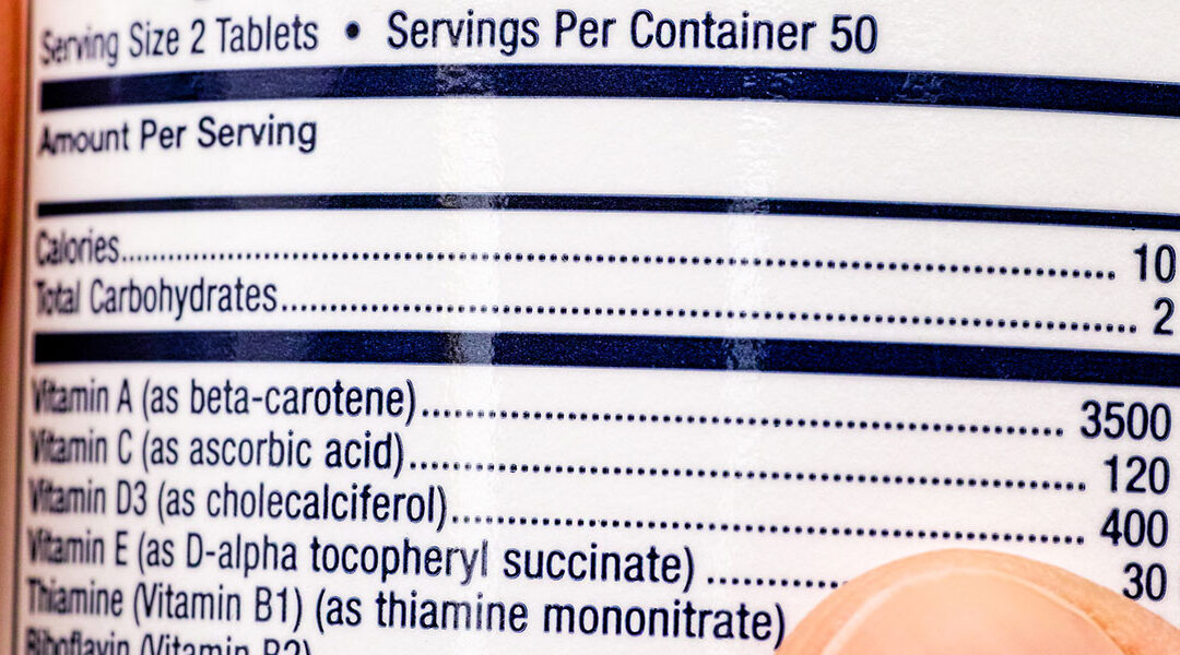 The FDA’s New Recommended Daily Intake for Multivitamin Labels: Why the Change?